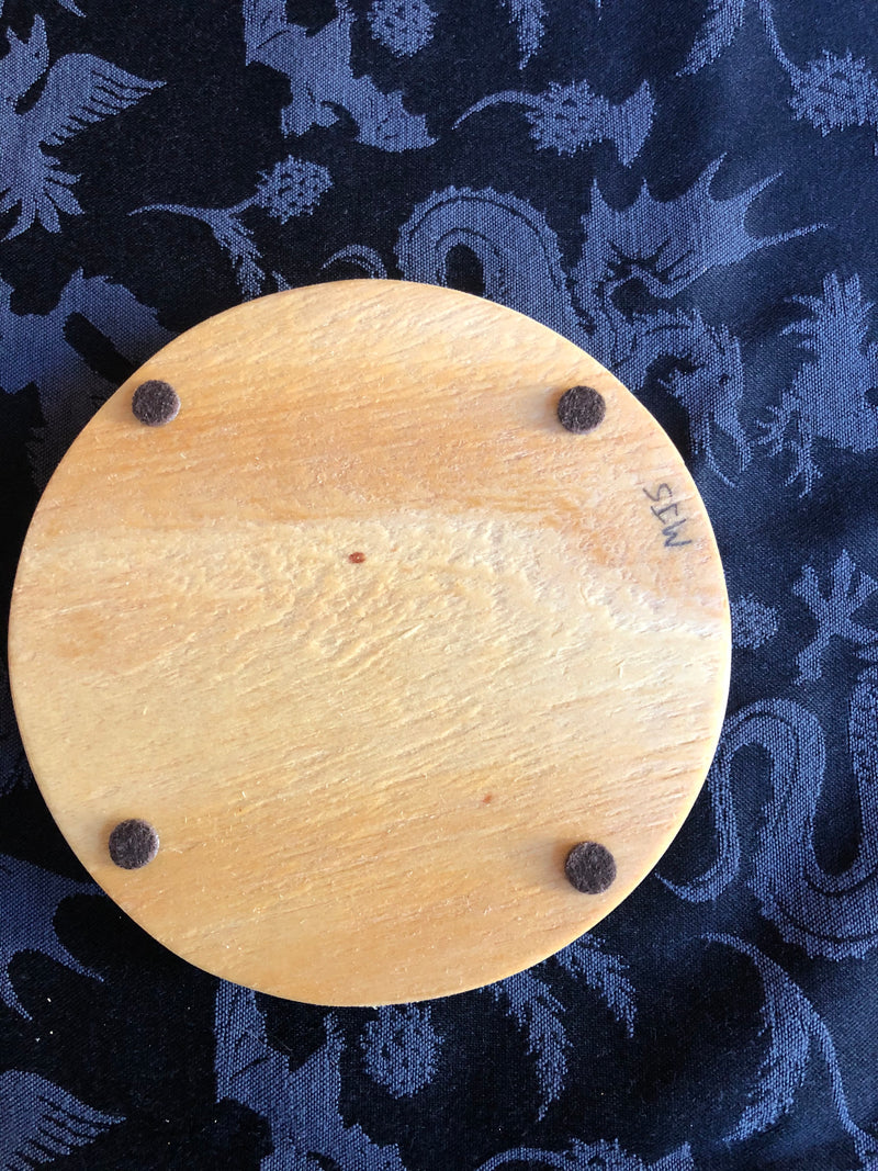 round Cork trivet/coaster.  (capemay)
