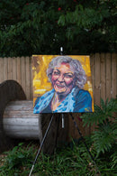 Betty White 24x24 original hand painted portrait