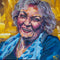 Betty White 24x24 original hand painted portrait
