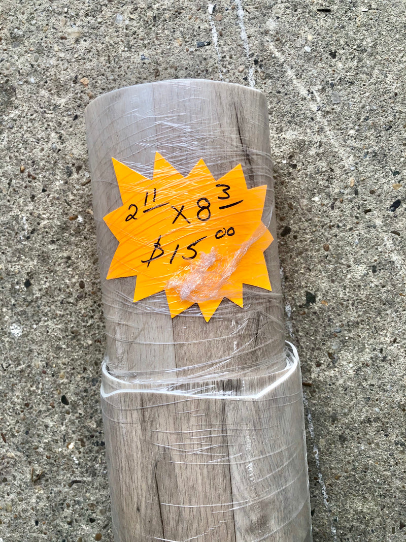Vinyl flooring remnant, 2’11”x8’3”