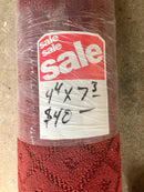 Carpet Remnant 21, area rug, brand new 4’4”x7’3”
