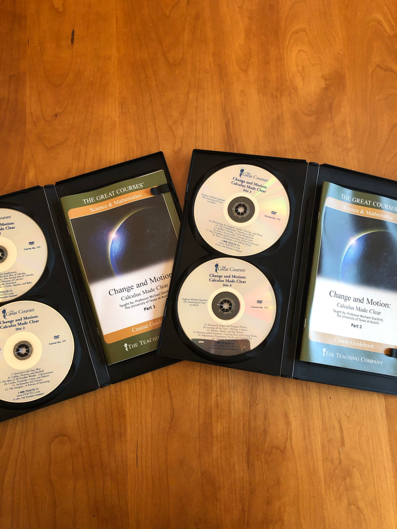 Calculus made clear, change and motion; 4 DVD Set