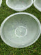 9 plastic salad bowls, appx 11 inches