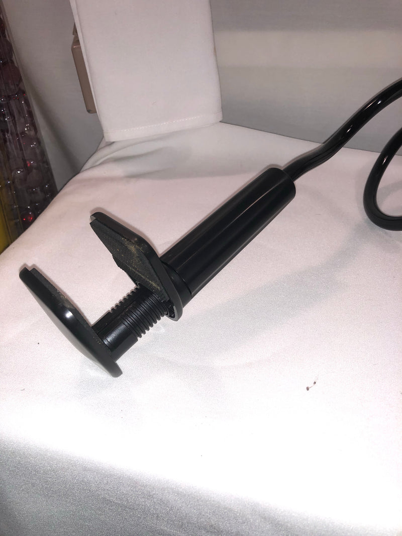 Cell phone holder with clamp